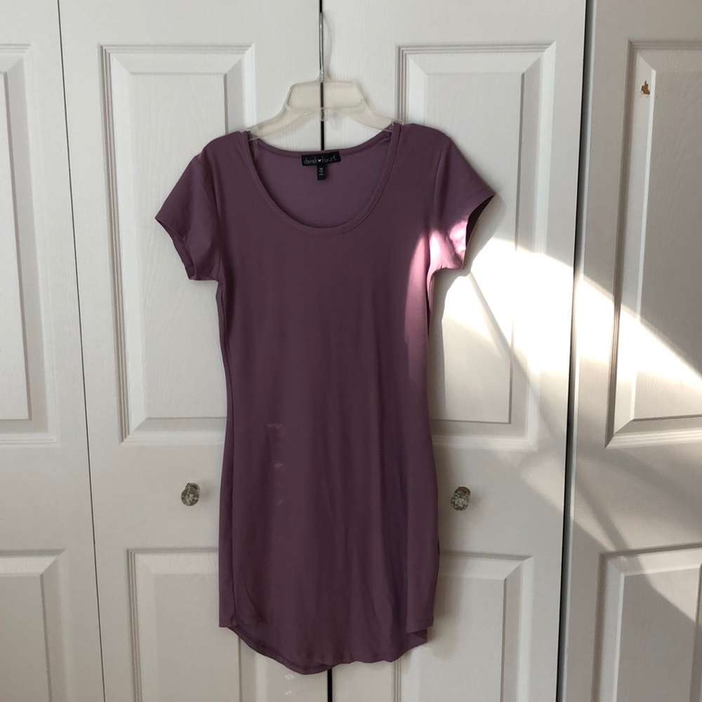 soft purple dress
